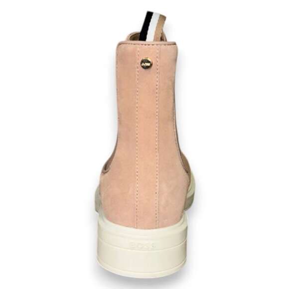 BOSS Vanity ChBootie SD Women's Pink Suede Chelsea Boots US 7 (EU 37) MSRP $199 - Picture 3 of 4